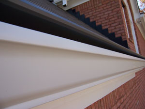 Gutter cover installation photo