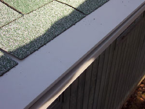 Gutter cover installation photo