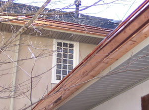 Gutter cover installation photo