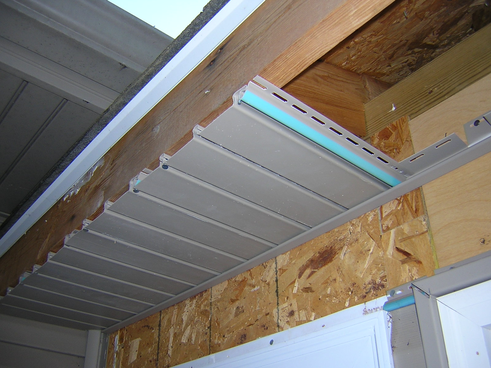 Soffit installation photo