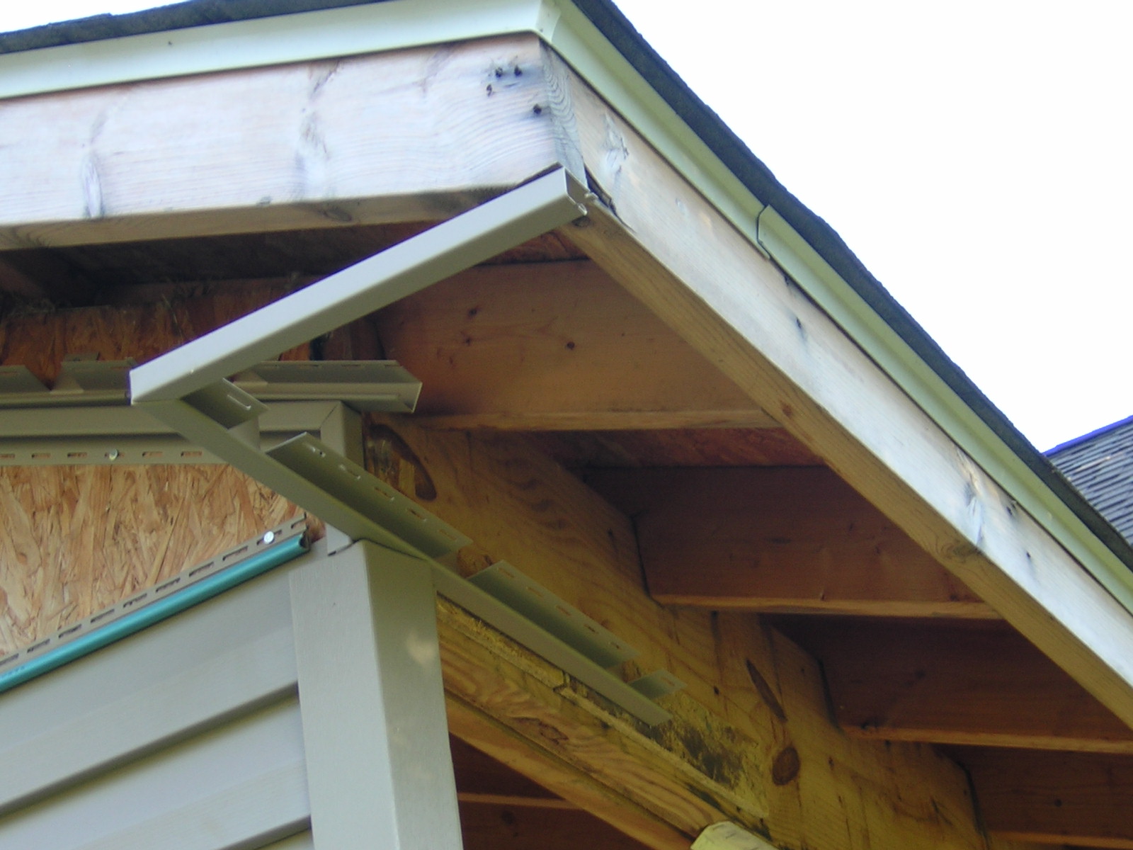 Soffit installation photo