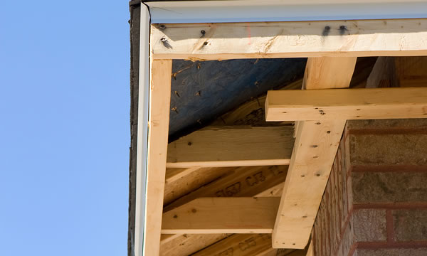 Soffit installation photo