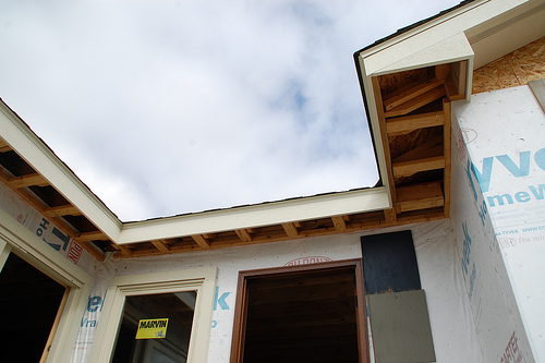 Soffit installation photo