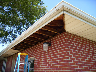 Soffit installation photo